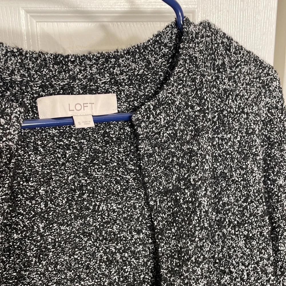 Loft Crew Neck Cardigan Sweater - Picture 2 of 6